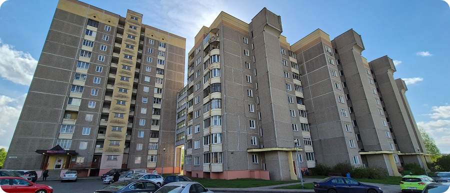 Микрорайон в белорусском райцентре, построенный под контролем немцев. И сейчас смотрится как новый!