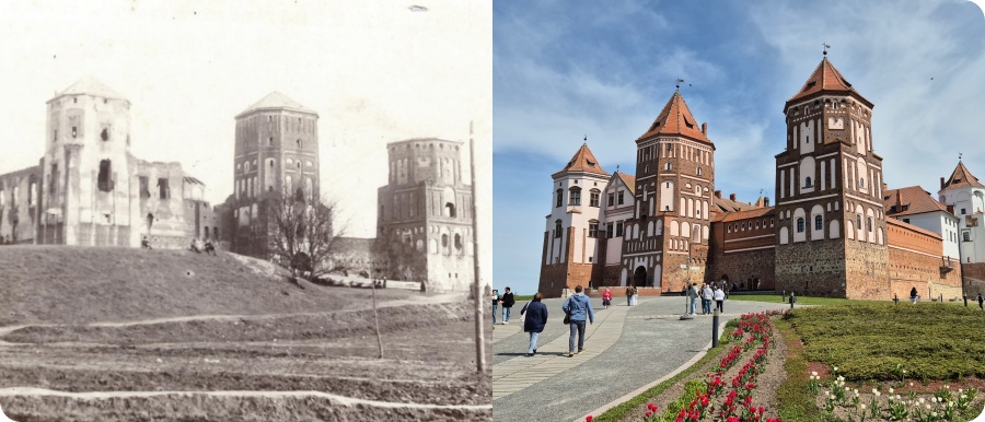 Мирский замок: каким он был в XIX и XX веке и каким стал Мирский замок: каким он был в XIX и XX веке и каким стал