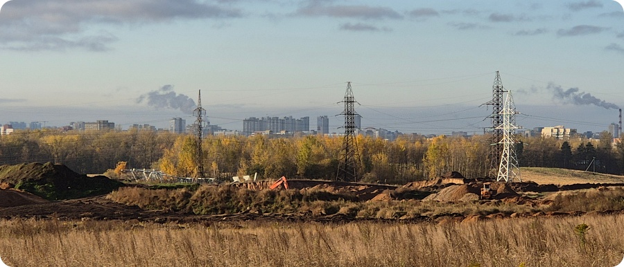 Новые улицы Северного Берега в южной части района