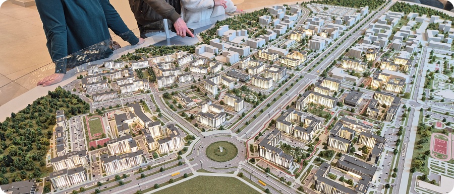 Что можно увидеть на макете Северного Берега, а чего нельзя. О метро, трамвае, торговых центрах