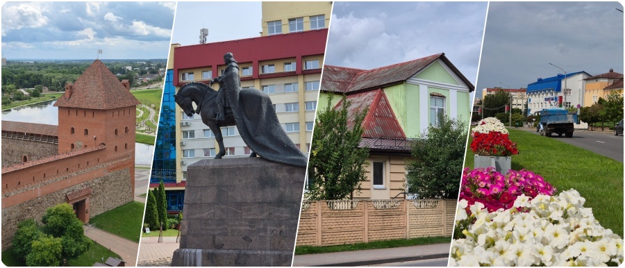 От вокзала по пешеходке к замку, затем по Советской и Победы — фотопрогулка по центру Лиды