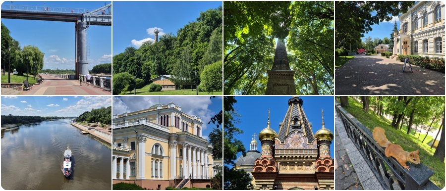 Гомельский дворцово-парковый ансамбль на летних фотографиях